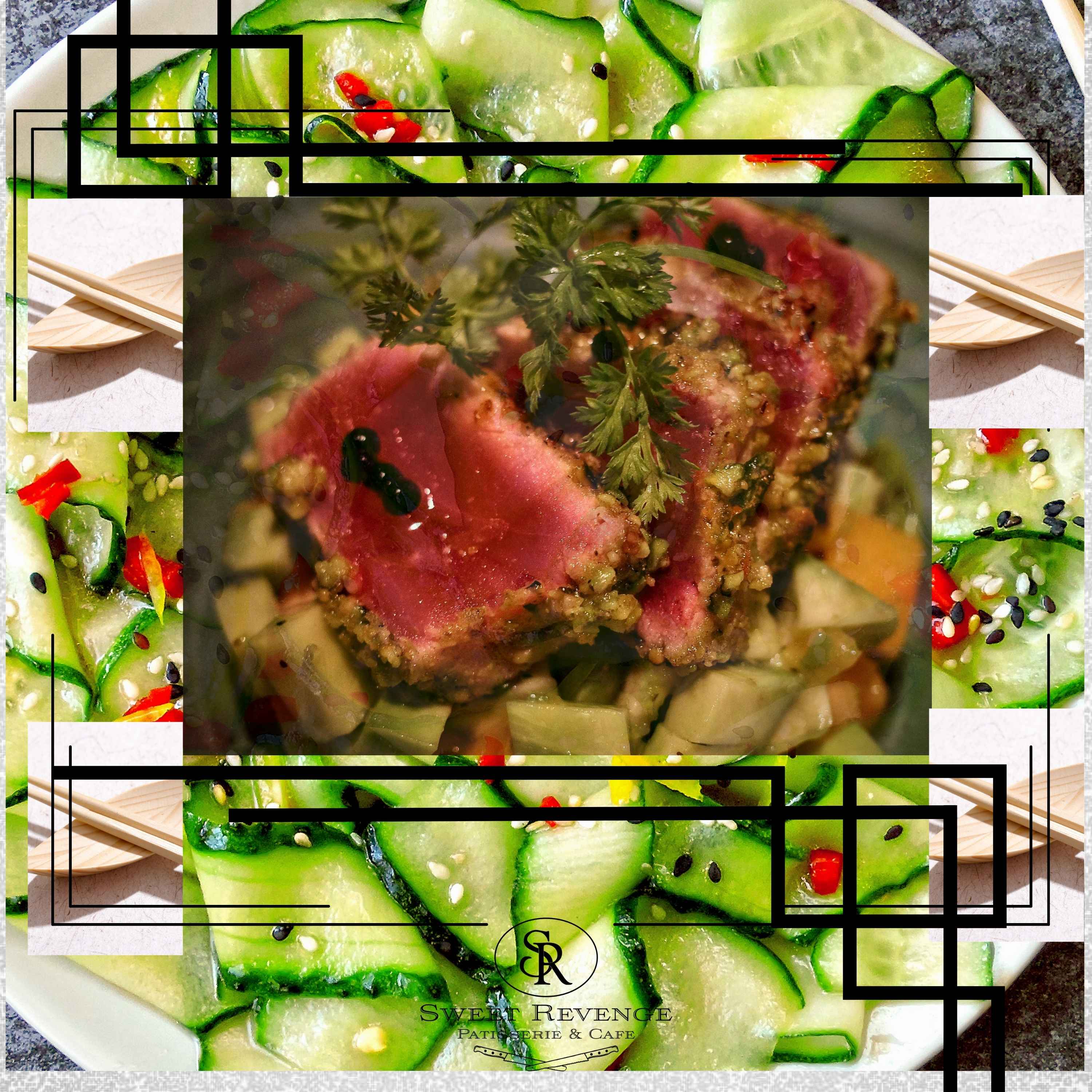 Ahi & Umami: Seared Tuna with Spicy Miso